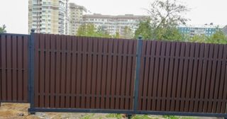 Купить распашные ворота из штакетника Лянтор, цена от 2794 руб.