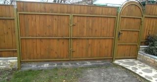 Купить распашные ворота деревянные Лянтор, цена от 2794 руб.
